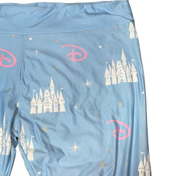 Cinderella Castle Leggings Sz 1X Lounge Walt Disney World Pant Sleep Pajama Pant - Picture 5 of 12